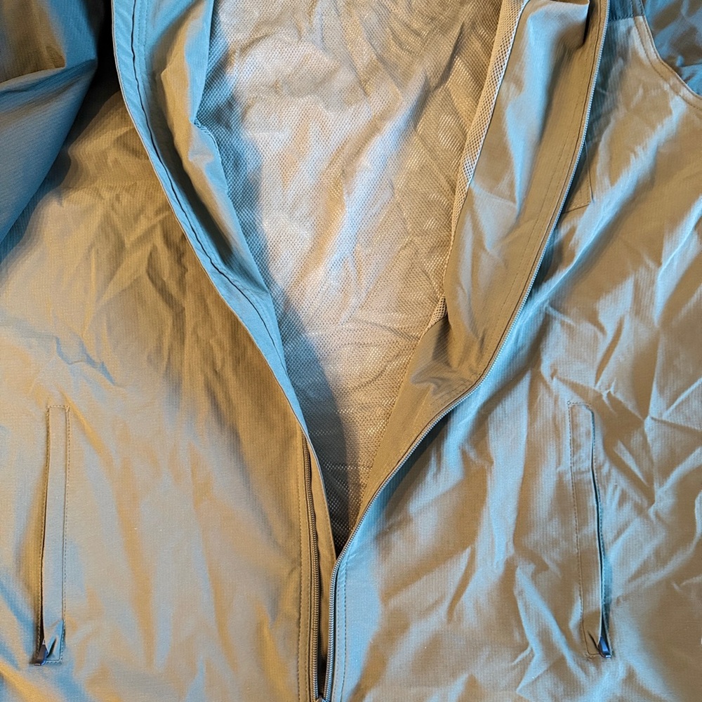 VOYAGER MEN'S WINDBREAKER WIND/ WATER RESISTANT JACKET FOREST NIGHT Size XL - Picture 4 of 6